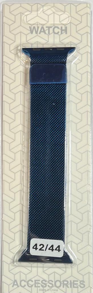 Curea metalica ceas Blue 38-40 mm